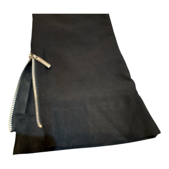 Mishca Size 4 Black Flat Front Zipper Ankle 2-Pocket Women's Pants - Picture 4 of 8